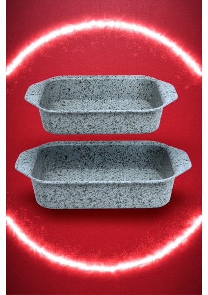 Stone-Age Çizilmez Yanmaz Yapışmaz 2'li Fırın Tepsi Seti fırsatları