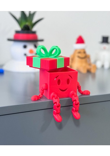 Hareketli Yılbaşı Hediye Kutusu 2026