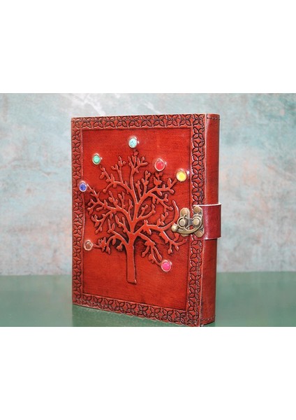 Taşlı Deri Defter KSK3153