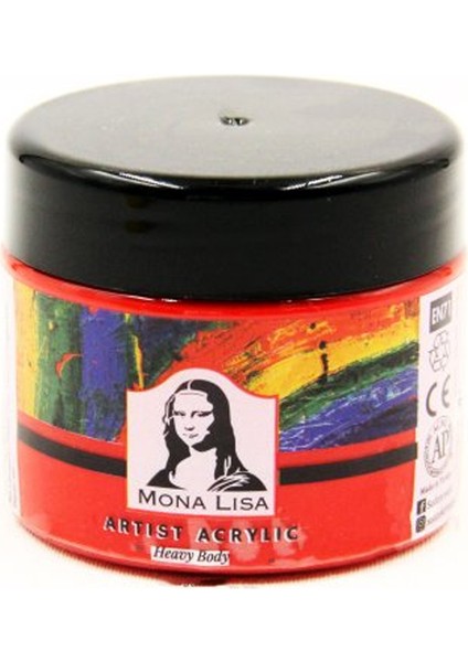 Mona Lisa Akrilik Boya 125 ml Vermiyon Kırmızı 311