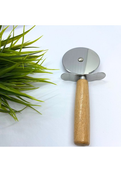 Bambu Saplı Pizza Kesici