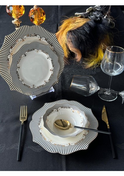 Pıano Yemek Takımı 6 Kişilik 24 Parça indirimleri