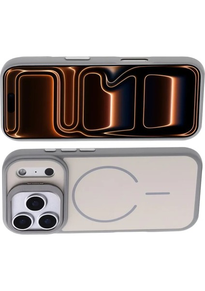 Apple iPhone 17 Pro Max Kılıf M-Safe Şarj Özellikli Kamera Standlı Redclick Notron Kapak fiyatları