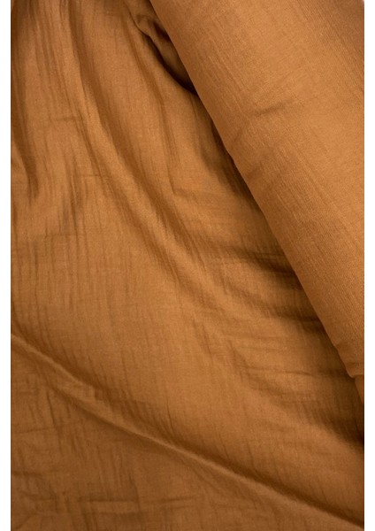 Çok Amaçlı Müslin Pamuklu Bebek Örtü ve Battaniye Kumaşı Müslin Bez Kahve 44 modelleri