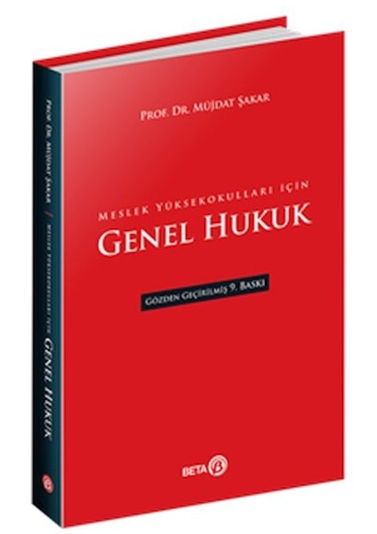 Meslek Yüksekokulları Için Genel Hukuk