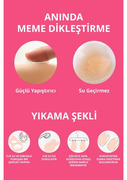 Ten Silikon Göğüs Ucu Kaldırıcı, Kapatıcı ve modelleri