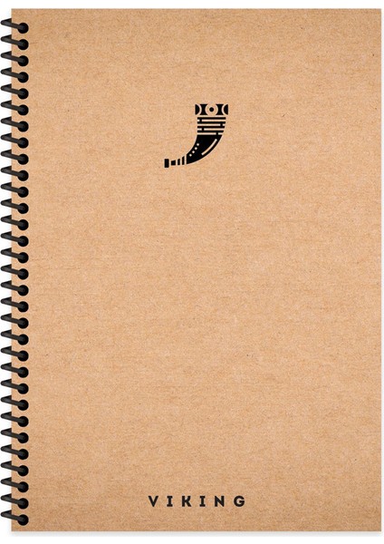 Keskin 17X24 100 Yp Çizgili Spiralli Sert Kapak La Plume Viking (Adet Fiyatı, Karışık Model)