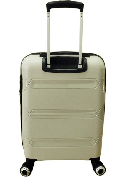 Gold Pp Valiz 8011 Ekru Tsa Kilitli Kabin Boy fiyatları