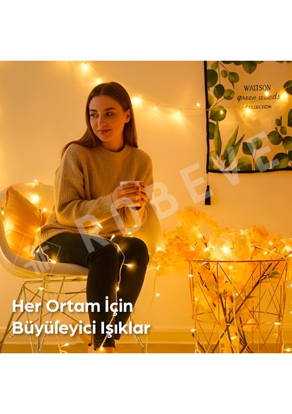 10 Metre 100 Ledli Fişli LED Işık Günışığı Dekor Lambası Yılbaşı Ağacı Işığı Organizasyon LED Işık modelleri
