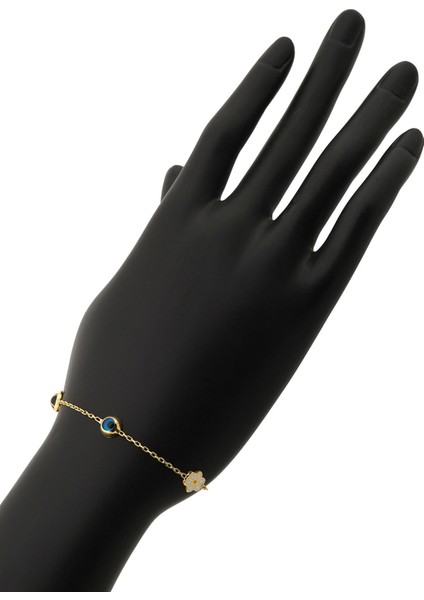 Mineli Çocuk Bilekliği - Uğur Böceği, Nazar Boncuğu,çiçek Figürlü indirimleri