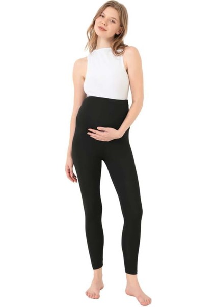 Siyah Toparlayıcı Yüksek Bel Kadın Bisikletçi Şort