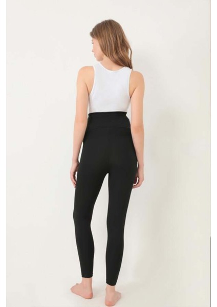 Siyah Toparlayıcı Yüksek Bel Kadın Bisikletçi Şort fiyatları