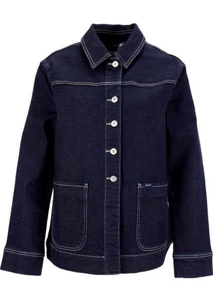 Lacivert Kadın Denim Ceket M5WL-CKT1202