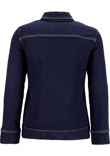 Lacivert Kadın Denim Ceket M5WL-CKT1202 fırsatları