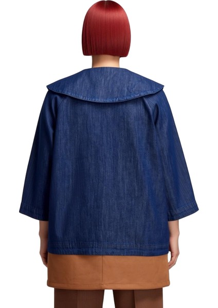 Kadin Denim Gömlek Bebek Yaka Regular Kesim Fonksiyonel Dayanıklı Kaliteli Konforlu Modern modelleri