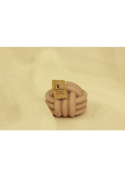 -Düğüm Mum-Handmade-El Yapımı-Kokulu