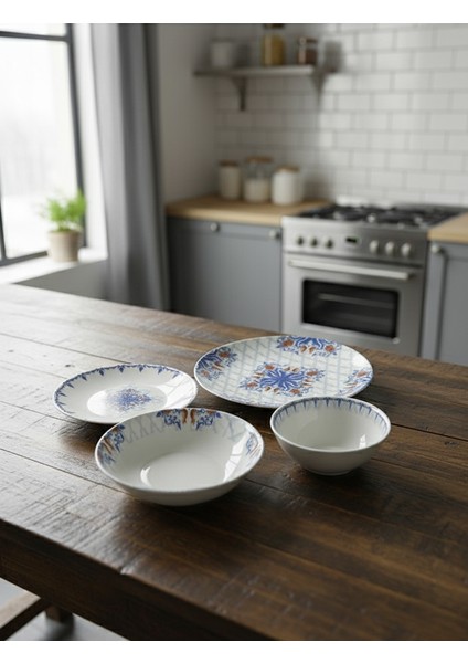 24 Parça 6 Kişilik Porselen Yemek Takımı modelleri