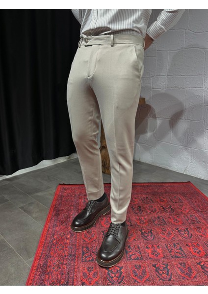 Özel Tasarım Yandan Cepli Kumaş Pantalon modelleri