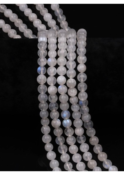 Ay Taşı AA Kalite Doğal Taş Dizi 6 mm Yuvarlak Kesim