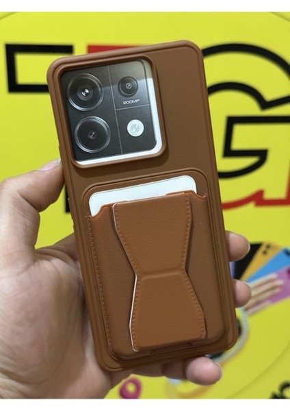 Xiaomi Note 13 Pro 4g Uyumlu Kartlıklı Standlı Kılıf