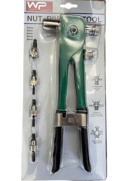 Viktec Somun Perçin Tabancası M3-M4-M5-M6 fiyatları