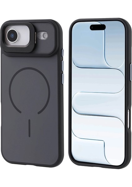 Apple iPhone 17 Air Kılıf M-Safe Şarj Özellikli Kamera Standlı Redclick Notron Kapak