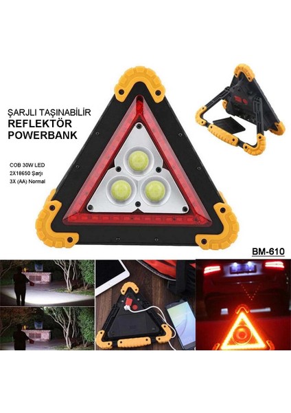 Profesyonel Kamp - Araba Lambası Bigem BM-610