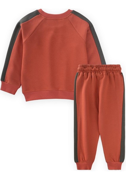 Garnili Sweatshirt Takım 2-8 Yaş Kiremit fiyatları