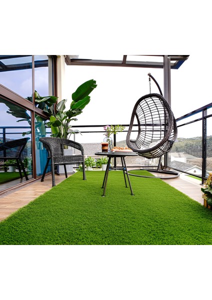Özel Dekoratif Suni Çim Halı Suya Dayanıklı 7mm Teras Balkon Bahçe Sonsuz Ebat fırsatları