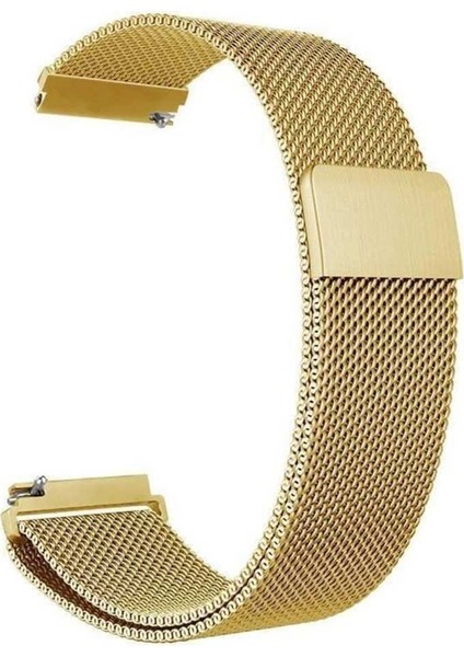Huawei Watch Gt 6 41 mm Uyumlu Metal Hasır Örgü Kordon Gt6 41MM Mıknatıslı Stainless Steel 18MM Kayış