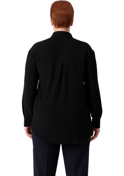 Büyük Beden Kadın Esnek Örme Gömlek Fonksiyonel Dayanıklı Kaliteli Konforlu Estetik Modern fiyatları