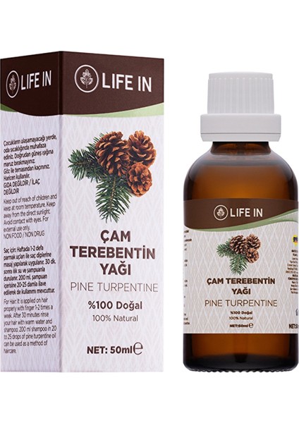 Life In Çam Terebentin Yağı 50 ml