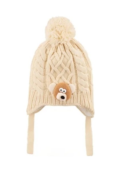 2516004 Erkek Cocuk 1-4 Yaş Atkı-Bere-Eldiven 3'lü Set