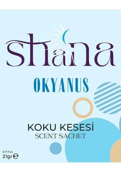 Okyanus Dolap Ayakkabılık ve Çekmece Parfümlü Kese Kokusu Oda Koku Kesesi