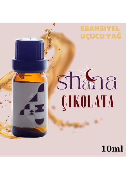 Çikolata Esansiyel Uçucu Yağ, Buhurdanlık Yağı, Difüzör Esansı, Oda Kokusu 10ML
