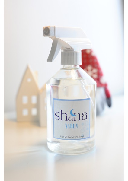 Sabun Parfümlü Oda ve Çamaşır Spreyi Ortam ve Kumaş Kokusu Baby Powder Room Spray 500ML