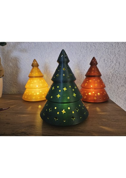 Tealight Noel Ağacı (Mum Yoktur)