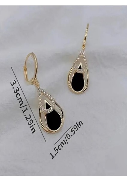 Paslanmaz Çelik Şık Damla Küpeler fırsatları