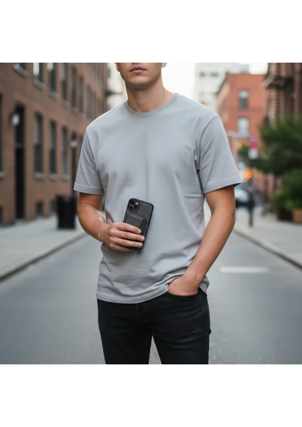 iPhone 11 Uyumlu Rona Magcarbon Fiber Doku Manyetik Kılıf + Kartlık Cüzdan modelleri