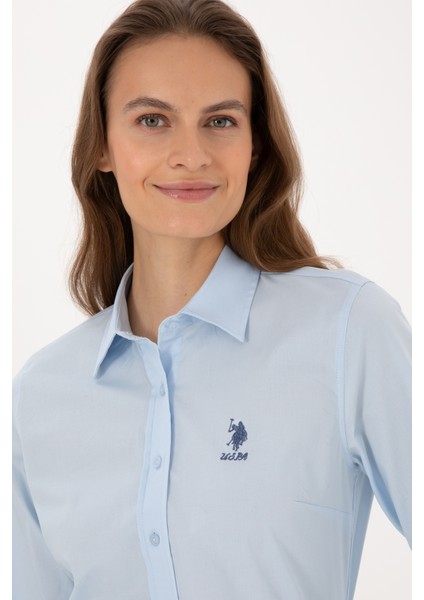 Kadın Açık Mavi Gömlek Basic 50307989-VR003 fiyatları