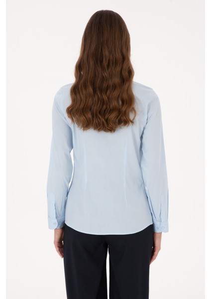 Kadın Açık Mavi Gömlek Basic 50307989-VR003 indirimleri