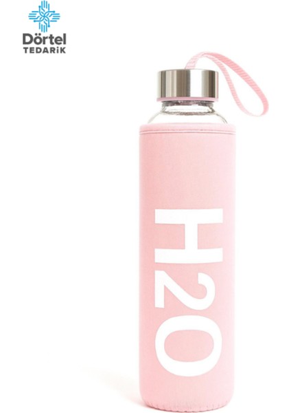 H2O Kılıflı Cam Matara 600 ml fiyatları