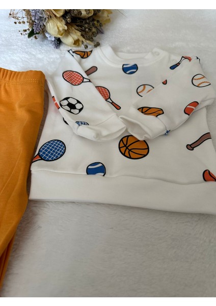 Tuembaby 100 Pamuk Spor Baskılı Erkek Bebek Alt-Üsttakım fırsatları