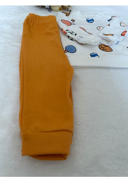 Tuembaby 100 Pamuk Spor Baskılı Erkek Bebek Alt-Üsttakım indirimleri