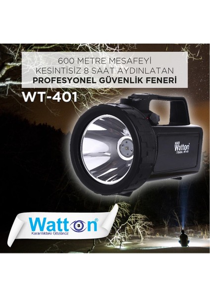 Güvenlik Feneri 30 W Kuvvetinde WT-401