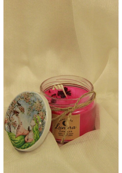 -Ud Aşkı Kokulu MUM-%100 Soya Wax- Handmade-El Emeği