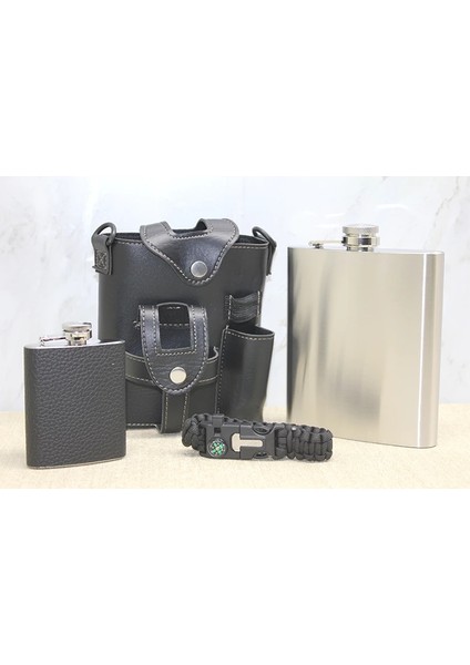 Deri Kılıflı Matara Seti ALK3929