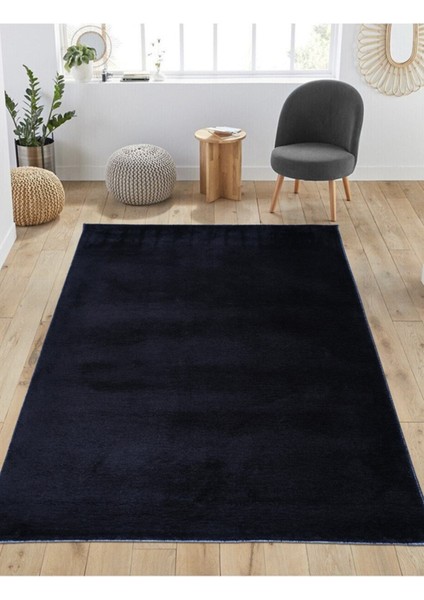 Siyah, Peluş, , Kaymaz Taban Post Halı