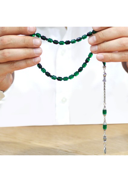 Kararmaz Metal Arnavut Püsküllü Uçlu Kapsül Kesim Yeşil Siyah Ateş Kehribar Tesbih fırsatları