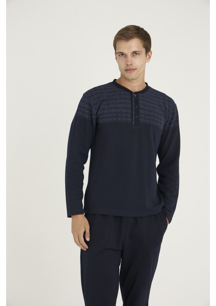 Midi Yaka Pijama Takım 8065
